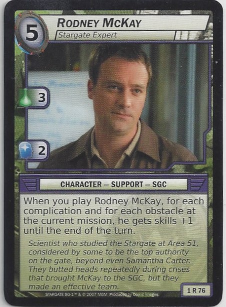 Rodney McKay, Stargate Expert